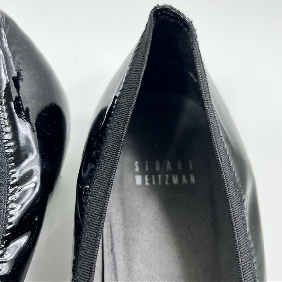 Stuart Weitzman Patent Leather Wedge Shoes - Picture 4 of 12